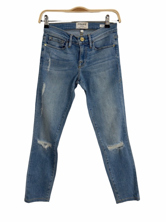 Frame Denim Denim - FRAME Le Skinny de Jeanne Light Wash Distressed Skinny Jeans Women’s Size 25